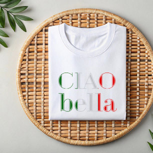 Camisa Ciao Bella para vacaciones italianas