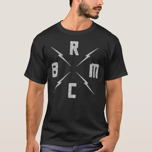 Camisa clásica de camiseta con logotipo BRMC (Anverso)