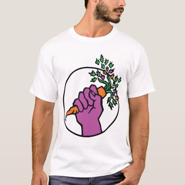 Camisa clásica de comida no bombas (Anverso)
