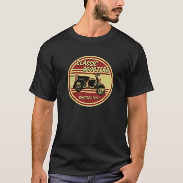 Camisa clásica de Roundel de la vespa (Anverso)