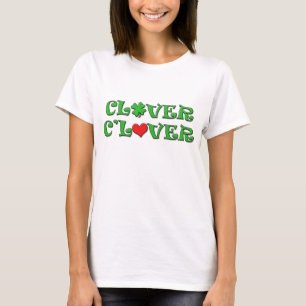 Camisa Clover C'Lover {4-leaf Clover & Heart}