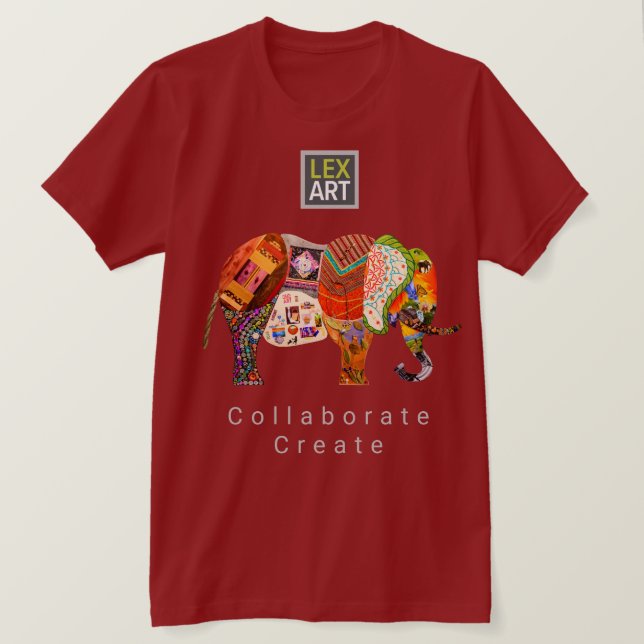 Camisa colaborativa LexArt - Brillante (Anverso del diseño)