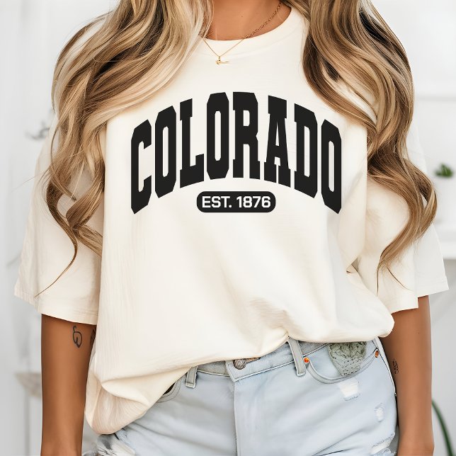Camisa Colorado, Día del Juego y Regalo Universita (Colorado girl tee, college student gift, birthday gift for her, gift for women, Colorado pride shirt)