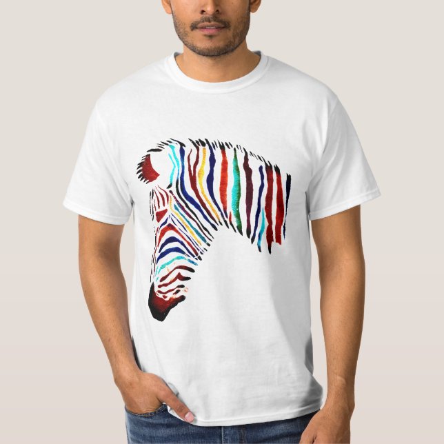 Camisa colorida de la cebra (Anverso)