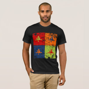 Camisa colorida de los Rowers del Rowing del