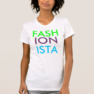 Camisa colorida del cuello en v del FASHIONISTA