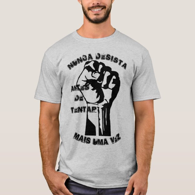 Camisa com frase evangélica (Anverso)