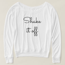 Camisa cómoda perfecta para resolverse - sacúdala