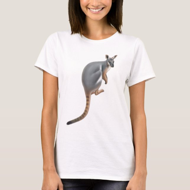 Camisa con base amarilla de la muñeca del Wallaby (Anverso)