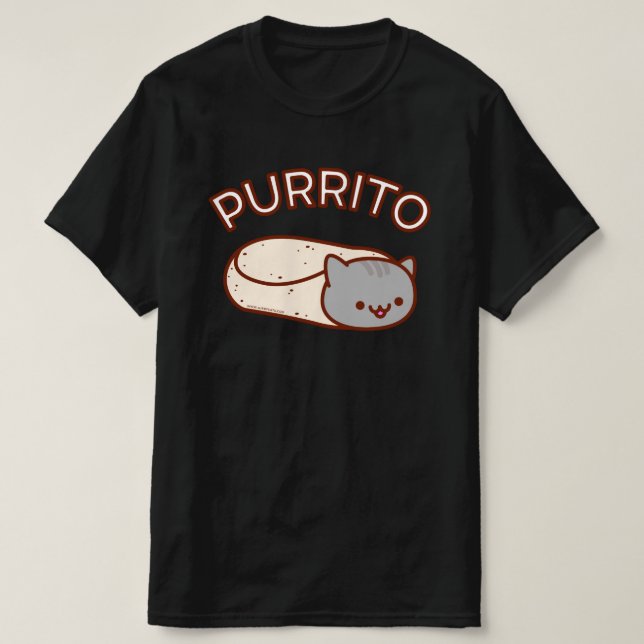 CAMISA CON Burrito Gato PURRITO (Diseño del anverso)