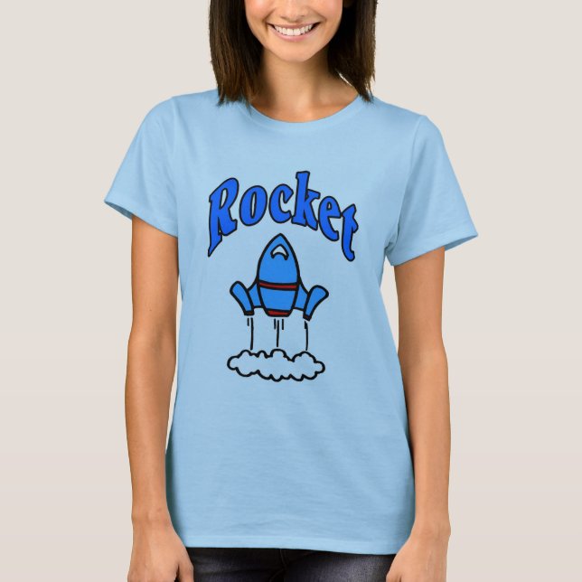 Camisa con el logo de Blue Rocket (Anverso)