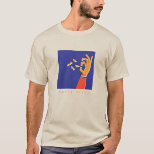 Camisa con el logotipo de la Pila de refrigerios (