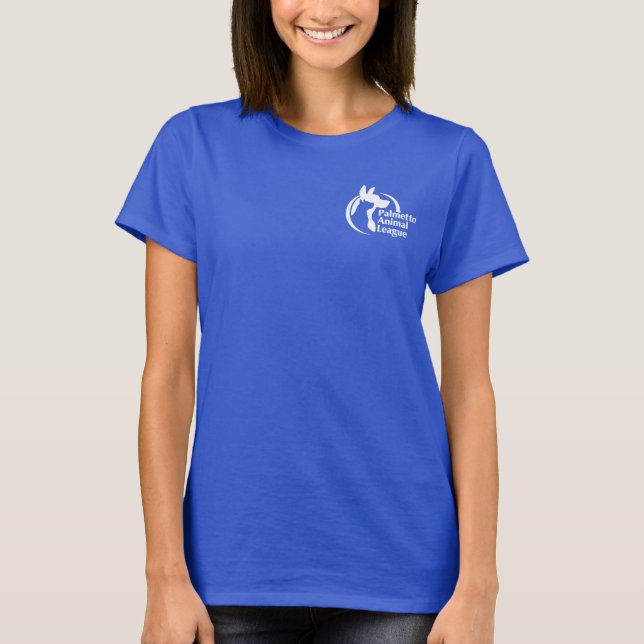 Camisa con el logotipo del voluntario PAL - Azul (Anverso)