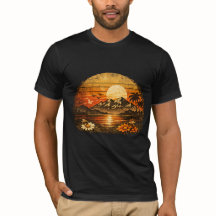 Camisa con imagen vintage para hombres
