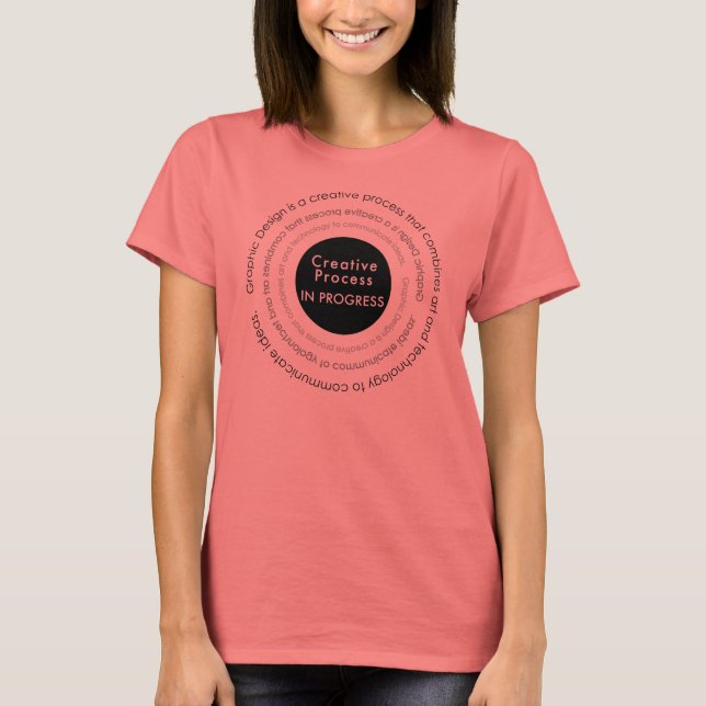 Camisa con logotipo de proceso creativo en progres (Anverso)