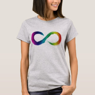 Camisa con logotipo Infinity para neurodiversidad
