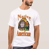 Camisa con logotipo nativo americano