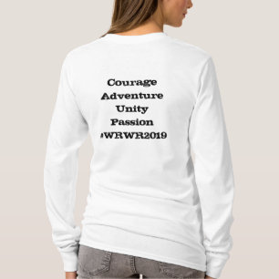 Camisa con mangas larga para mujer global de WRWR