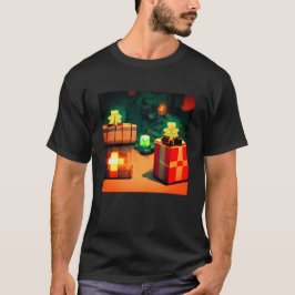 Camisa con regalos estilo Minecraft