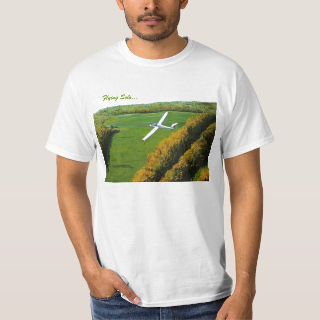 Camisa con "volar a solas " (Anverso)