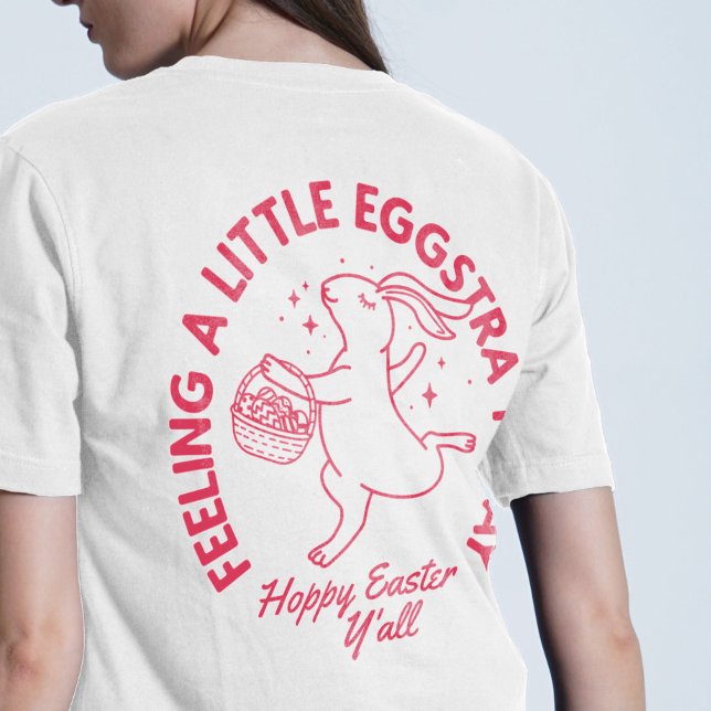 Camisa Conejita de Pascua con nombre (Personalized Funny Easter Bunny Shirt with Name)