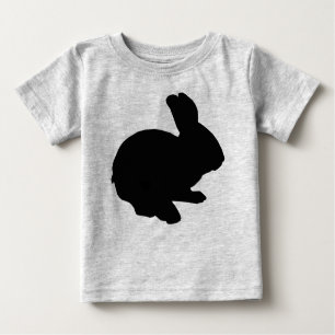 Camisa Conejita de Pascua de Silhouette Negra