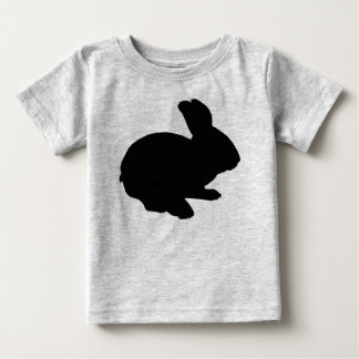 Camisa Conejita de Pascua de Silhouette Negra