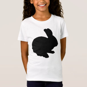 Camisa Conejita de Pascua de Silhouette Negra