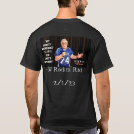 Camisa conmemorativa de DJ Rockin' Rich/Rocco's Re