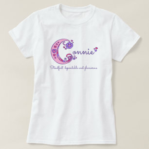 Camisa conocida del monograma del significado de