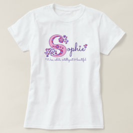 Camisa conocida del monograma del significado de
