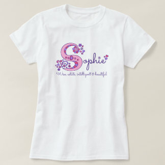 Camisa conocida del monograma del significado de