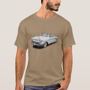 Camisa convertible blanca de "Bel Air" del azul
