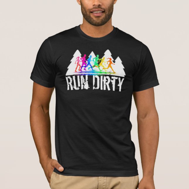 Camisa corriente del rastro - corra sucio (Anverso)