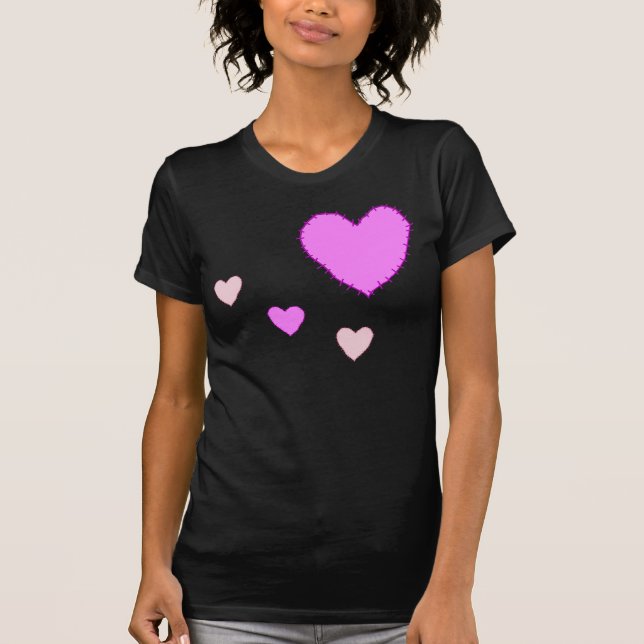 Camisa cosida KRW de los corazones (Anverso)