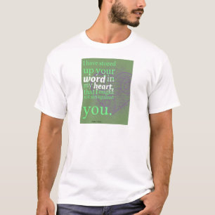 Camisa cristiana de la biblia del 119:11 del salmo