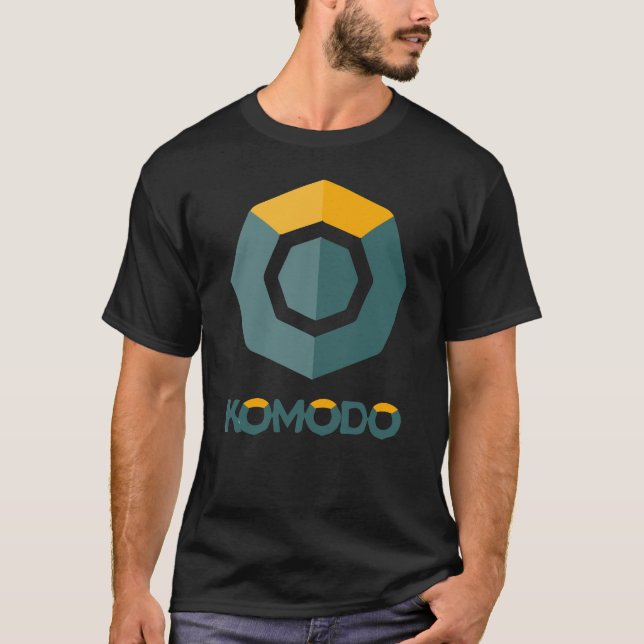 Camisa Crypto de Komodo Blockchain KMD (Anverso)