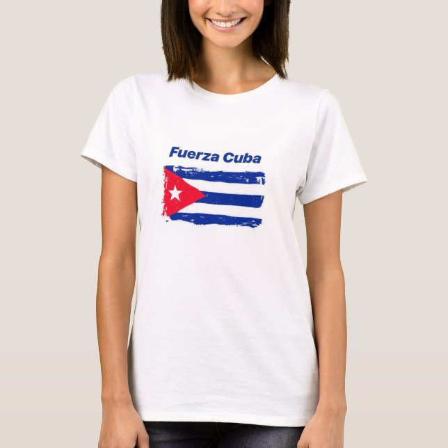 CAMISA CUBA BANDERA (Anverso)