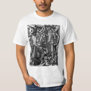 Camisa cubista abstracta moderna de la pintura