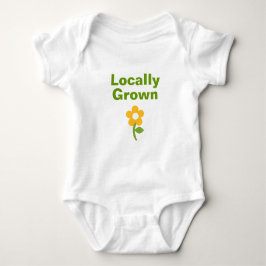 Camisa cultivada localmente linda para los bebés y