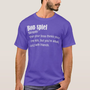 Camisa curling de definición de Bonspiel