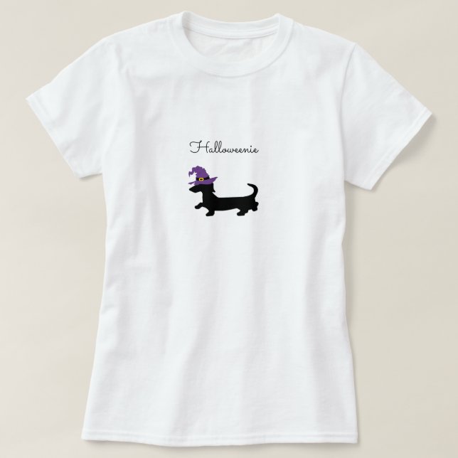 Camisa Dachshund de Halloween (Diseño del anverso)