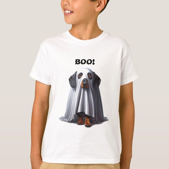 Camisa Dachshund Halloween (Anverso)