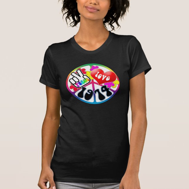 Camisa de 1974 por el amor por la paz (Anverso)