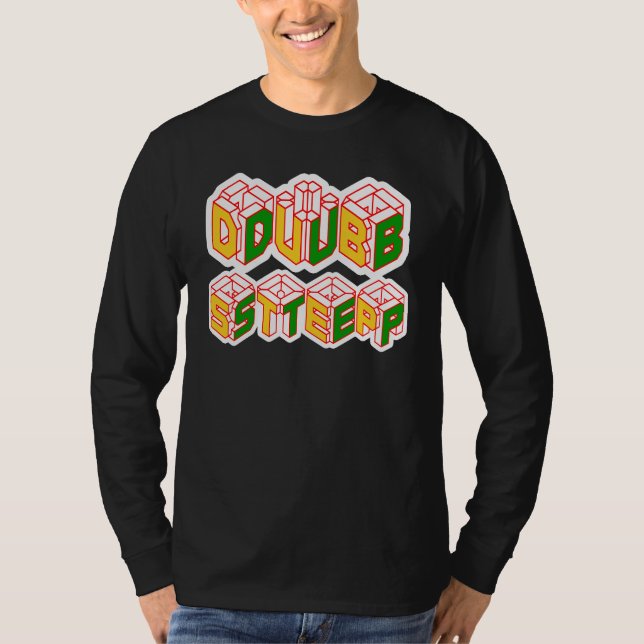 camisa de 3D Dubstep (Anverso)