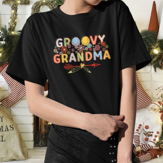 Camisa de abuela Groovy, camiseta de la abuela Gra (Subido por el creador)