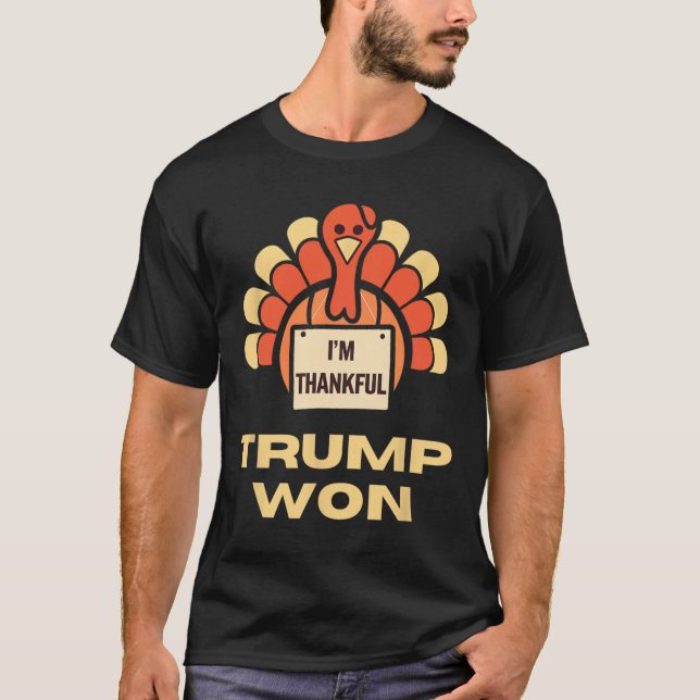 Camisa de acción de gracias de Donald Trump (Anverso)