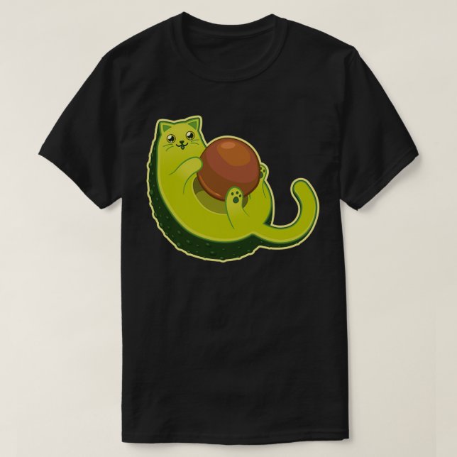 Camisa de aguacate para gato Avogato (Diseño del anverso)