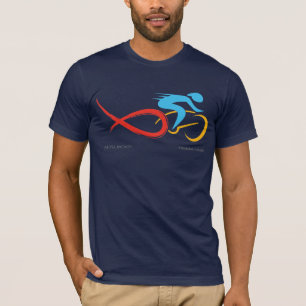 Camisa de AIDS/LifeCycle - tricolora