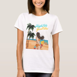 Camisa de alta marea de buenas vibraciones